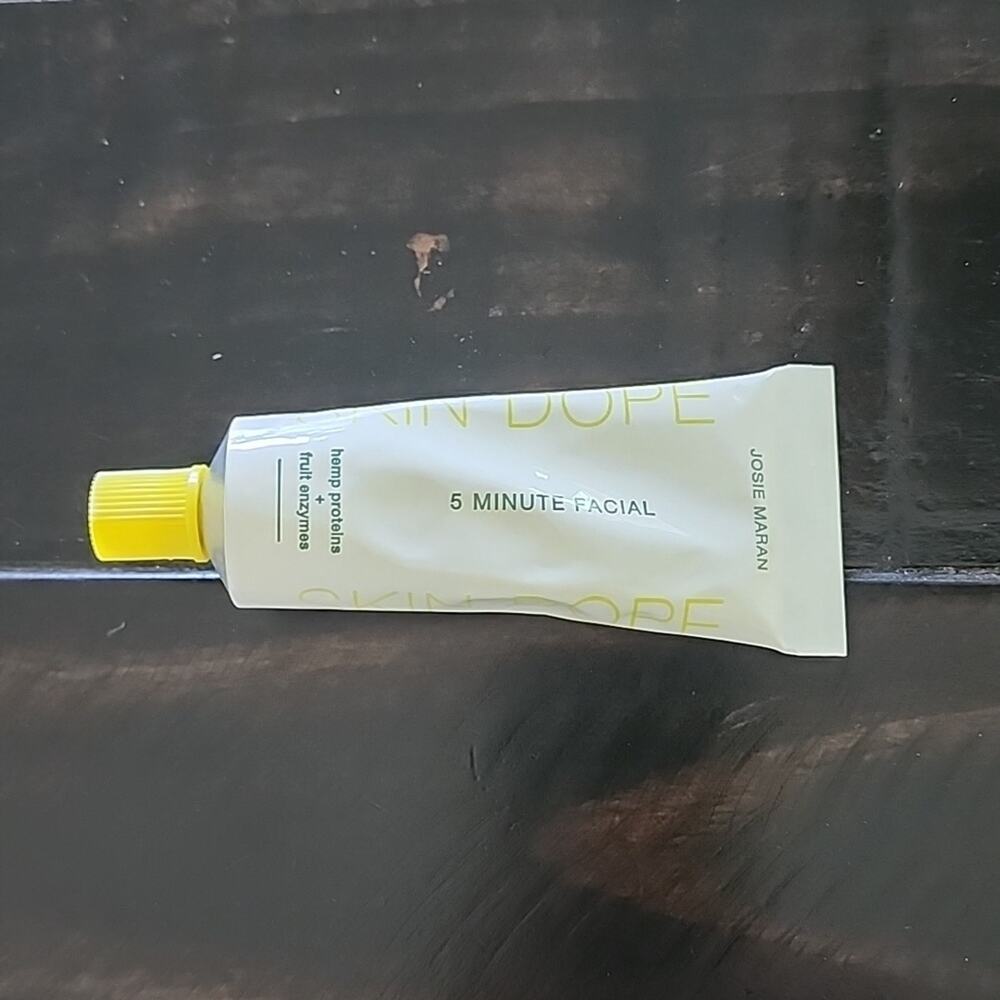 JOSIE MARAN 5 Minute Facial Mask Argan Oil Fruit Enzymes Unscented 2 oz